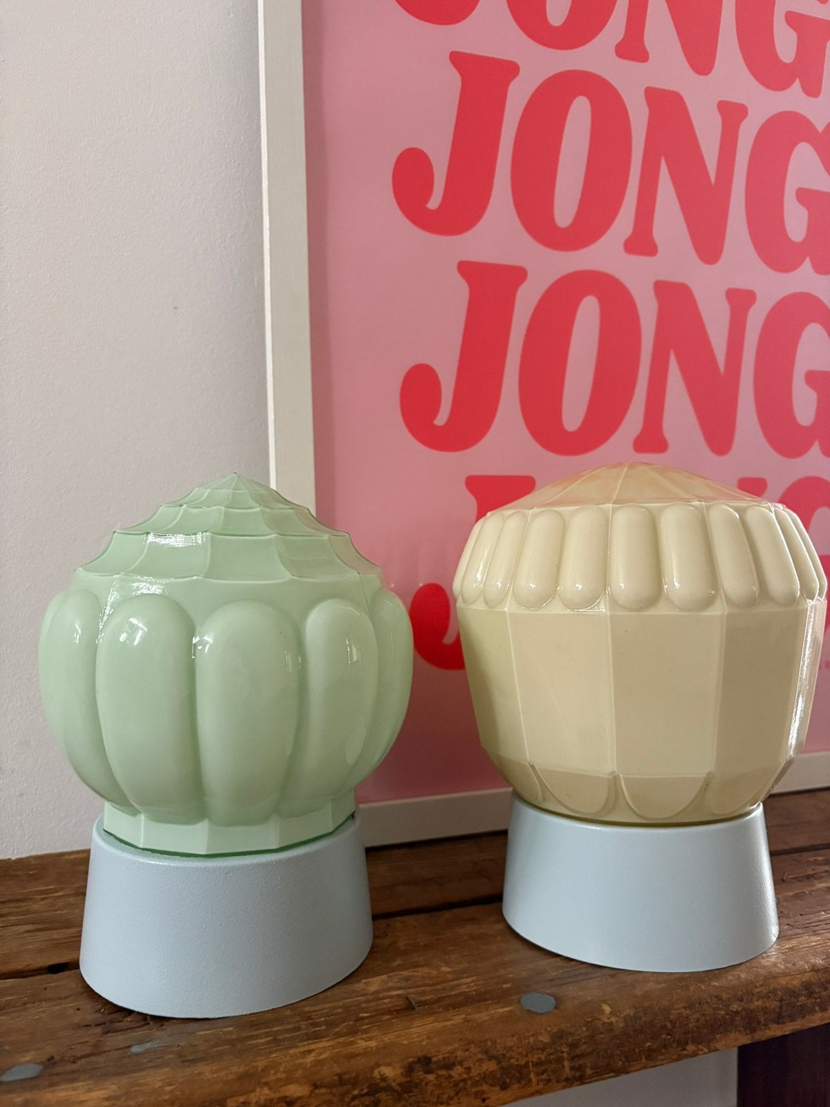 Thabur, art deco lamp, vintage plafondlamp, plafonnière, Ophalen of Verzenden