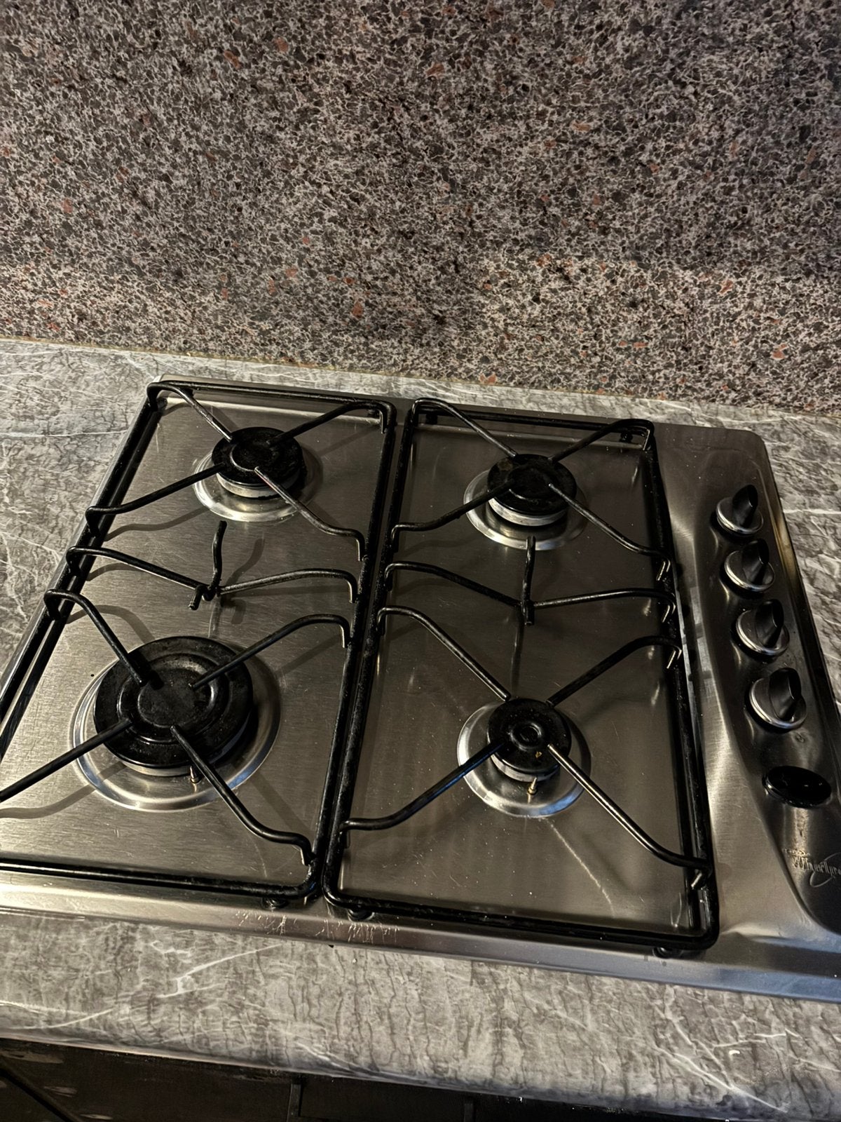 Inbouw gasfornuis, combimagnetron/oven en koelkast, Witgoed en Apparatuur, Kookplaten, Ophalen, 4 kookzones, Zo goed als nieuw