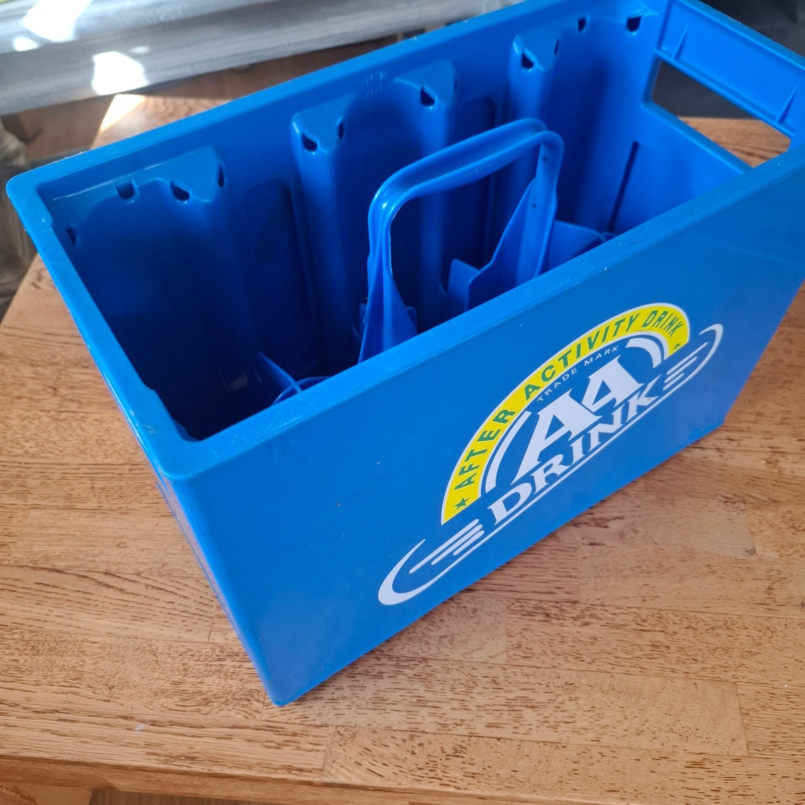 AA Drink flessenkrat - Blauw, Gebruikt, 50 tot 75 cm, Ophalen of Verzenden, Minder dan 40 cm