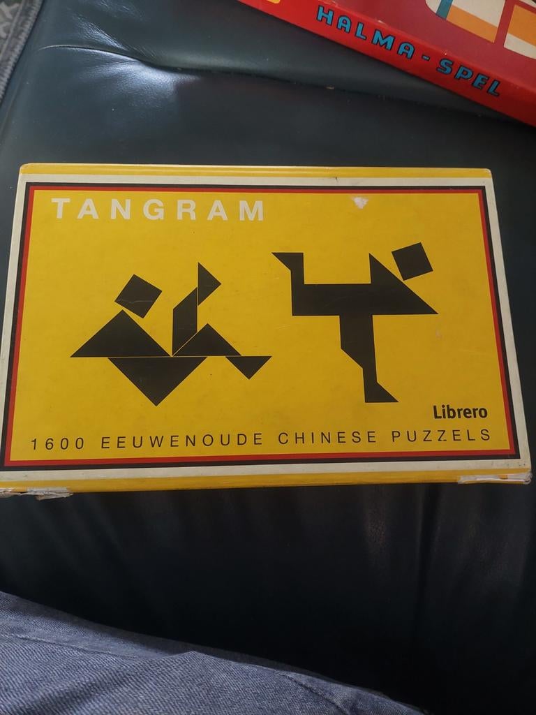 Tangram spel, Ophalen of Verzenden, Zo goed als nieuw