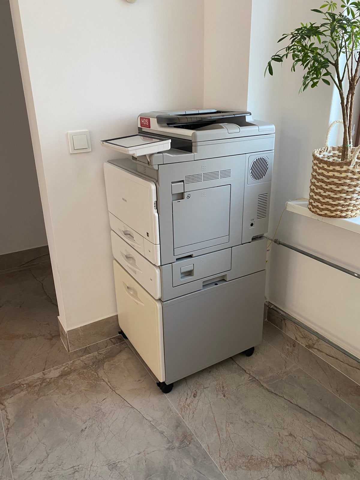 Ricoh MP C407 HDS Professionele printer+ toner, Computers en Software, Printers, Ophalen, Draadloos, Printer, Zwart-en-wit printen