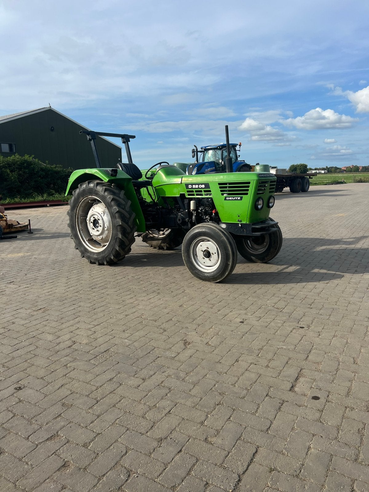 Deutz D 5006 Tractor met votex bloter, Ophalen, Gebruikt