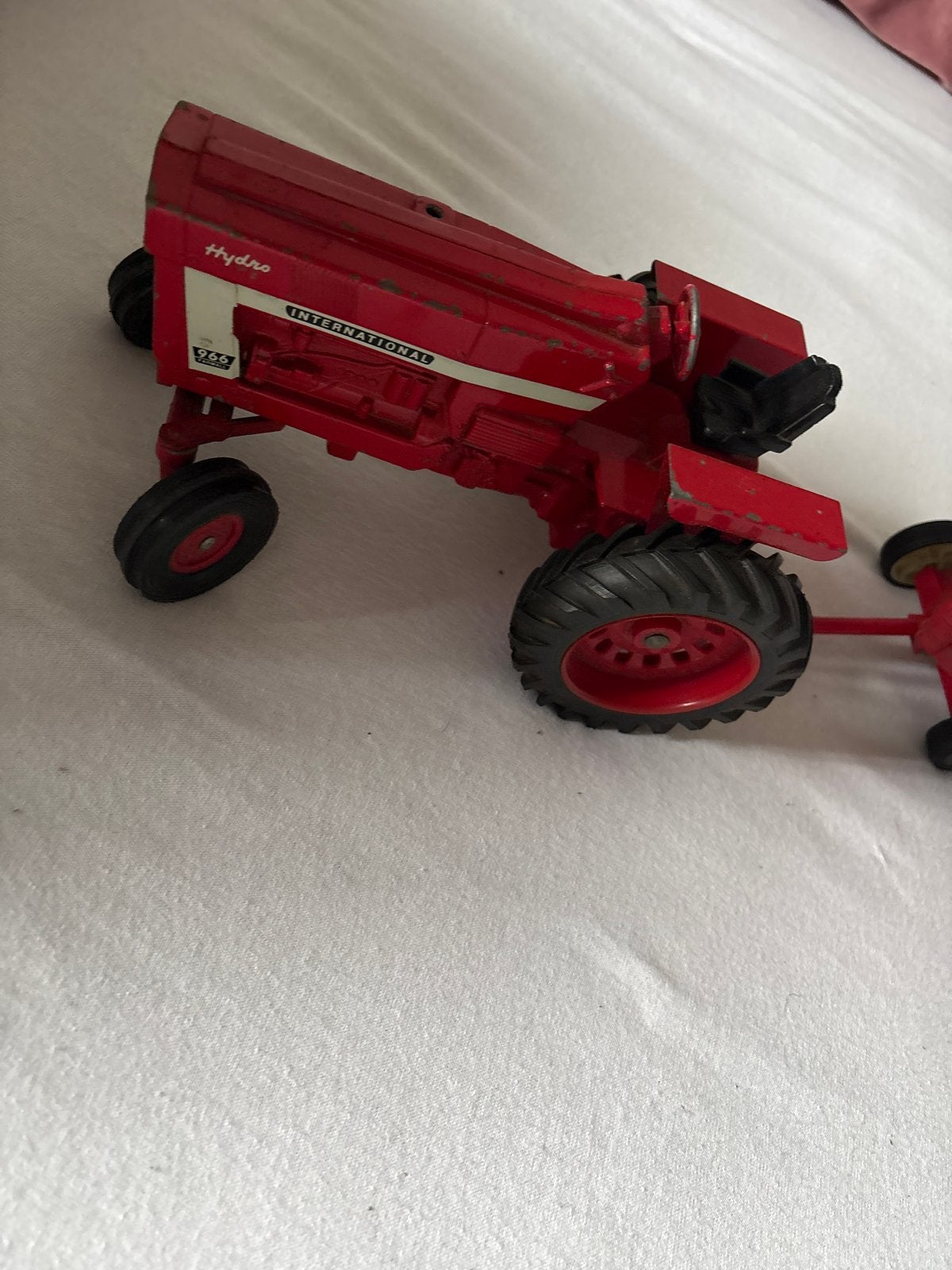 Vintage International Hydro 966 Tractor met Aanhanger, Ophalen of Verzenden, Gebruikt