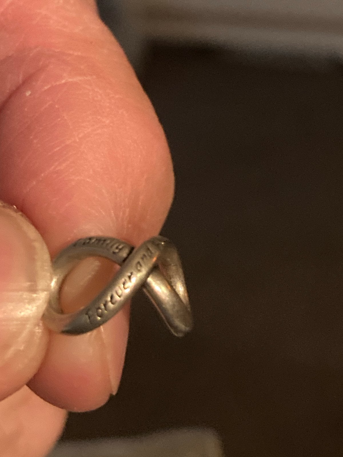 Pandora Infinity Bedel - Zilver 925 ALE, Pandora, Ophalen of Verzenden, Zo goed als nieuw, 1 bedel