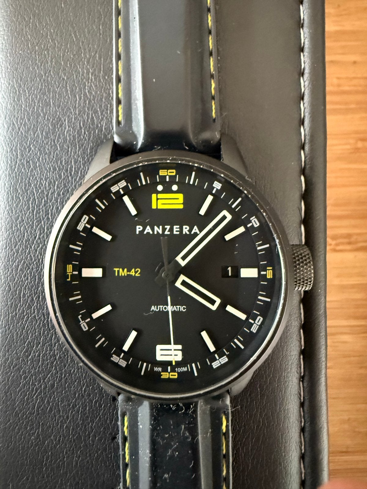 Panzera TM-42 Automatic Horloge - Zo goed als nieuw, Ophalen of Verzenden, Zo goed als nieuw