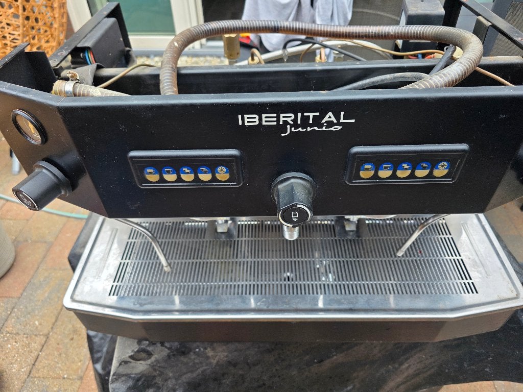 Ibertal Junior 27", Espressomachine 2 groeps, Witgoed en Apparatuur, Gebruikt, Espresso apparaat, 10 kopjes of meer, Koffiebonen