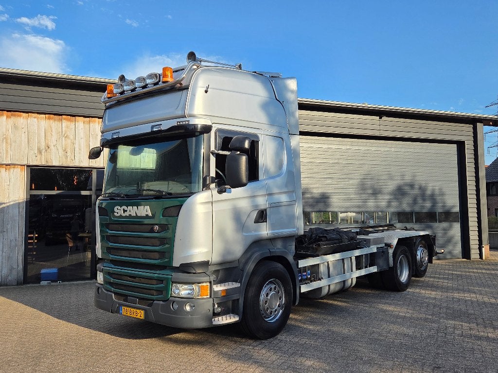 Scania R450 6x2 containerauto, Auto's, Automaat, Euro 6, Scania, Bedrijf