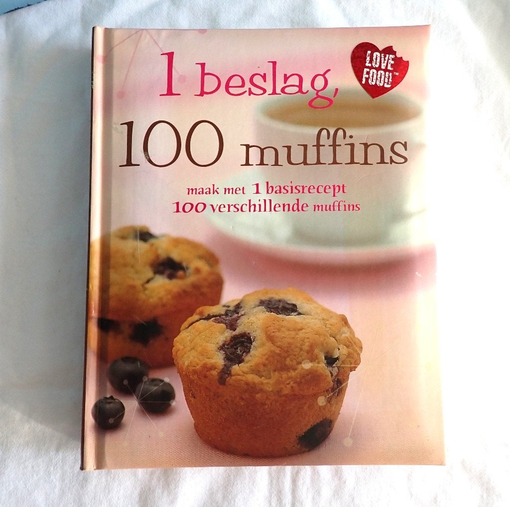 1 Beslag, 100 Muffins - Bakboek met diverse recepten, Onbekend, Verzenden, Zo goed als nieuw, Taart, Gebak en Desserts