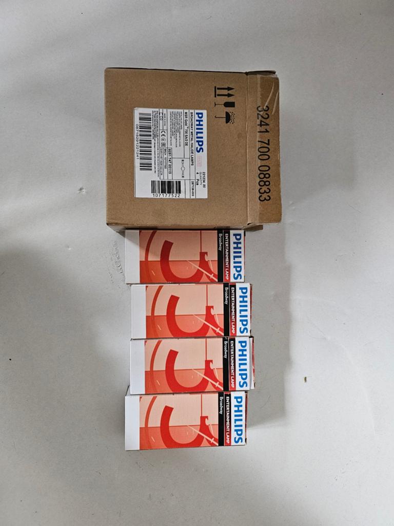 4x Philips msr gold 700 sa/2 de lampen, Ophalen of Verzenden, 60 watt of meer, Overige fittingen