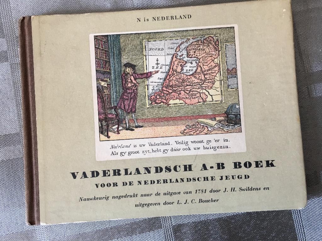 Vaderlandsch A-B Boek voor de Nederlandsche Jeugd - 1781, Antiek en Kunst, Ophalen of Verzenden