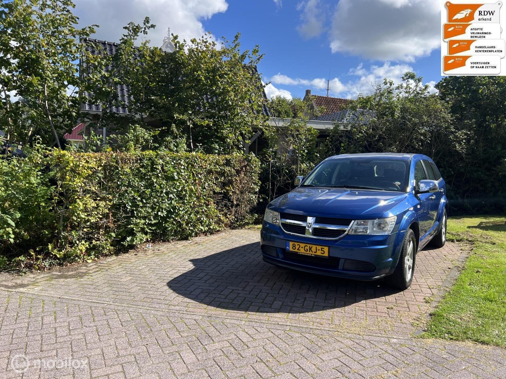 Dodge Journey 2.4 SE Airco bj 2008 nieuwe apk, Auto's, 450 kg, Gebruikt, 4 cilinders, Bedrijf