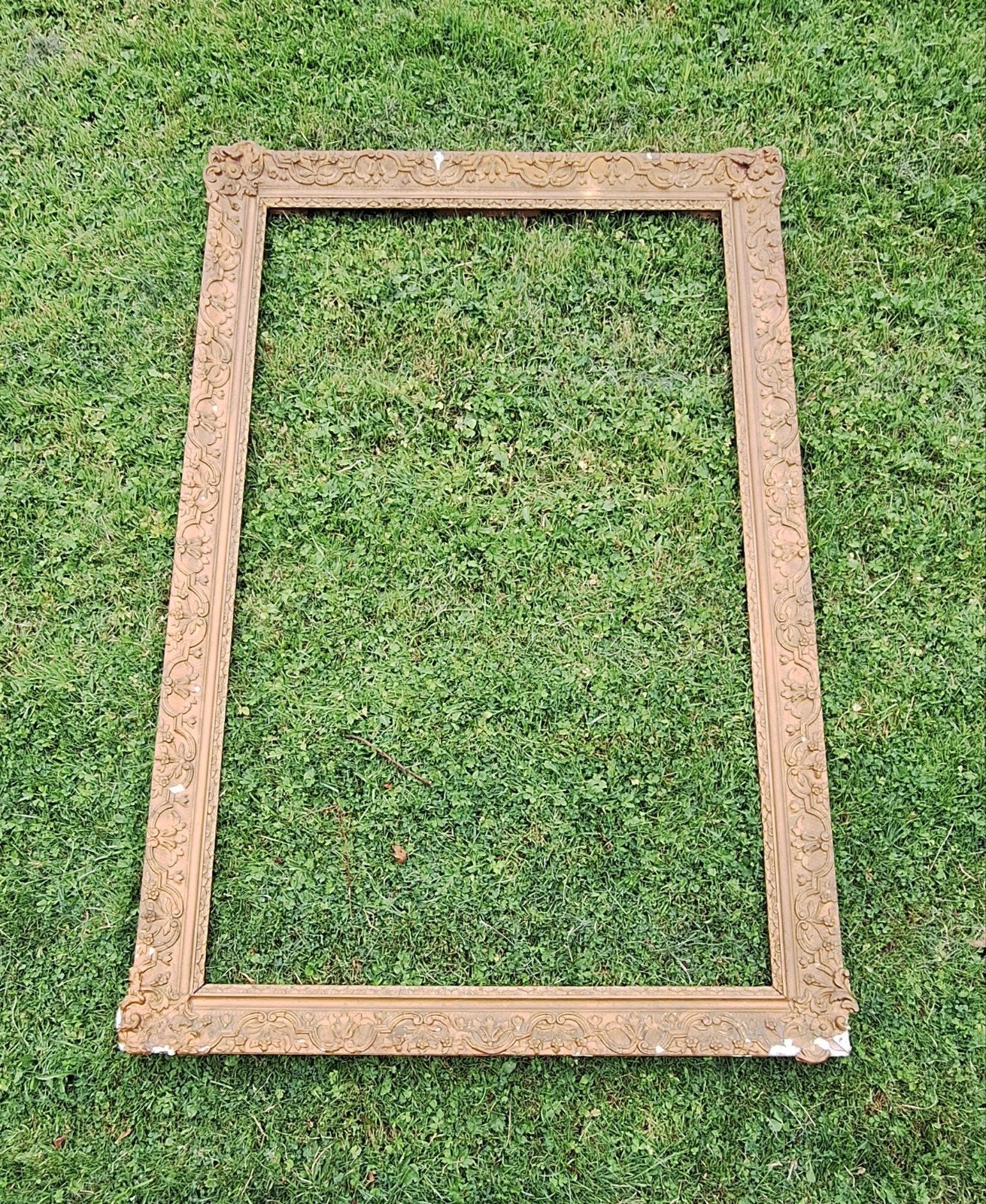 Grote Antieke Baroklijst - 108x166 cm - Restauratie Nodig, Ophalen