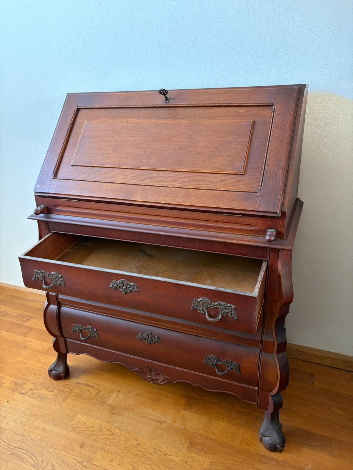 biedermeier secretaire, Ophalen