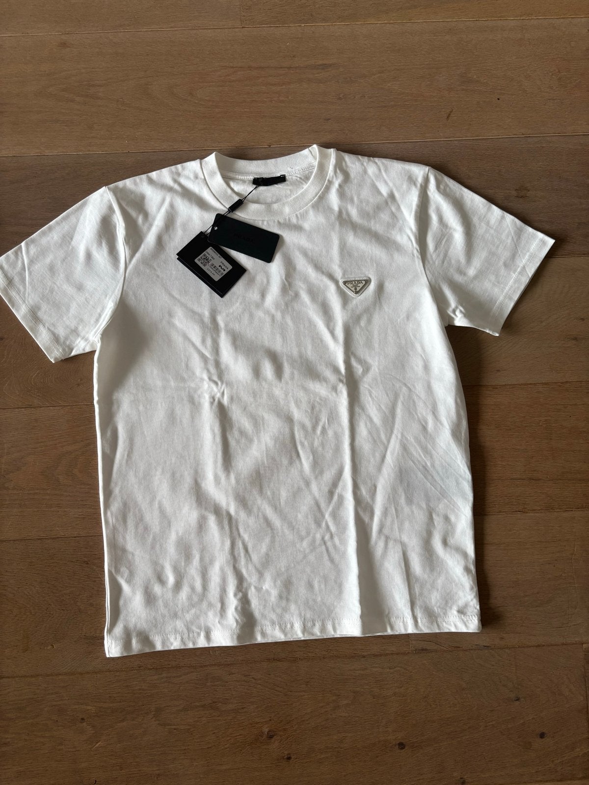 Prada T-shirt - Wit - Maat M - Nieuw met labels, Kleding | Heren, Ophalen of Verzenden, Nieuw, Maat 48/50 (M), Wit
