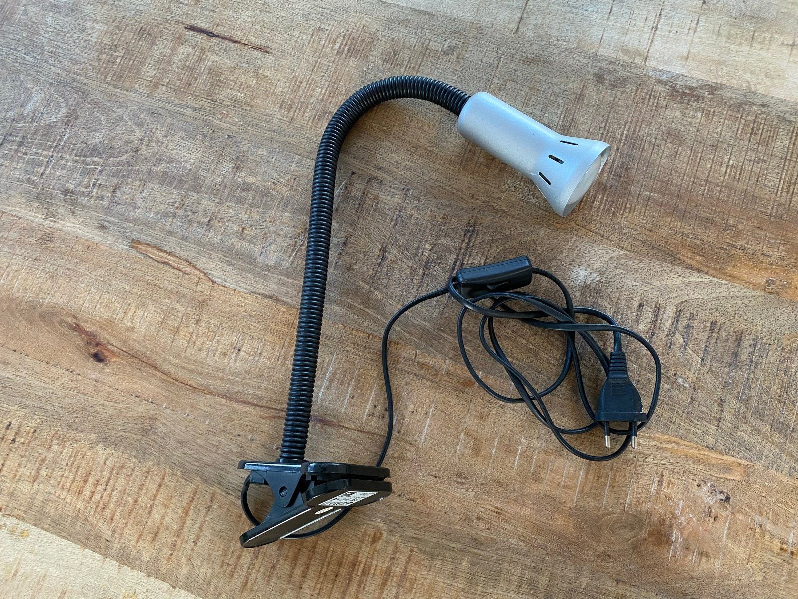Bureaulamp met klem - Gebruikt, Overige merken, Gebruikt, E14 (klein), Ophalen of Verzenden