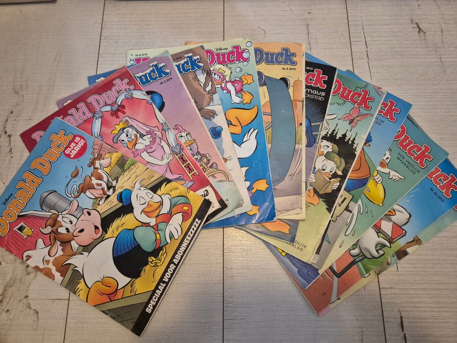 Donald Duck 2019, Disney, Ophalen, Complete serie of reeks, Zo goed als nieuw, Walt Disney  Donald duck
