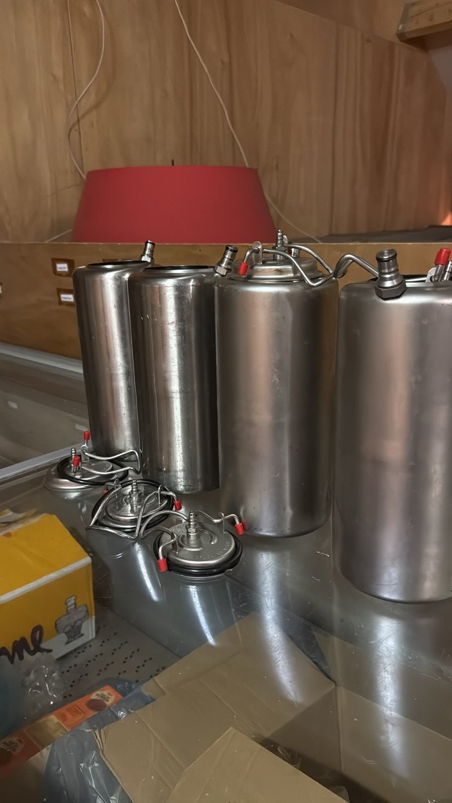 4x Sirooptank voor Carpigiani IJsmachine, Ophalen of Verzenden, Gebruikt, Koelen en Vriezen