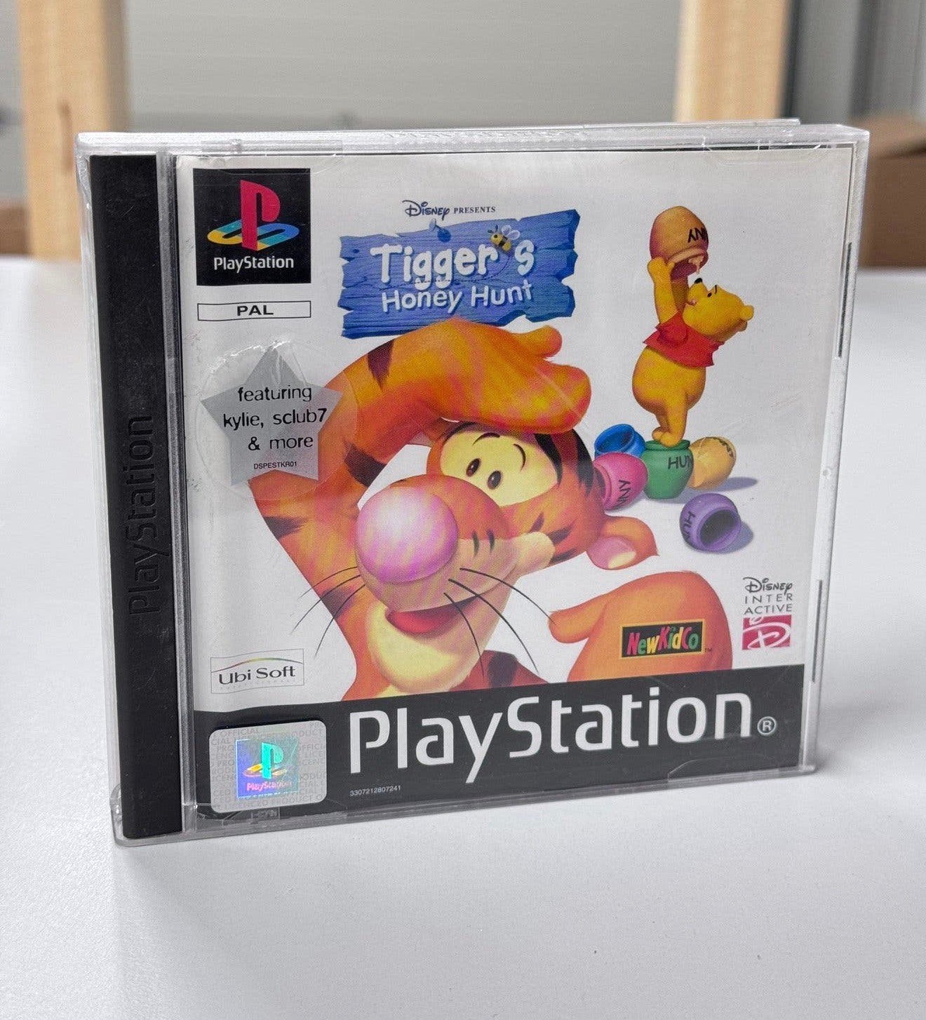 Tigger's Honey Hunt PS1 PlayStation 1, 2000 Disney + boekje, Avontuur en Actie, L, 1 speler, Zo goed als nieuw