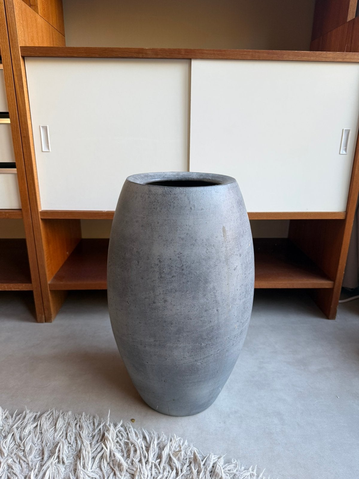 Mica bloempot vaas groot bloembak plantenpot, Ophalen, Rond, Binnen, Zo goed als nieuw