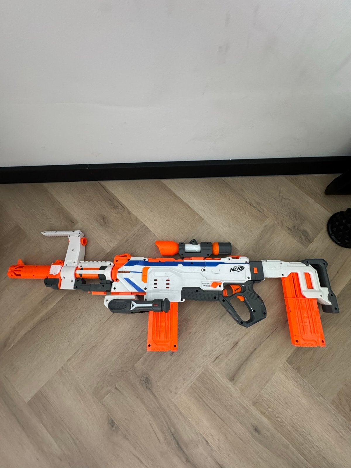 Nerf gun met accessoires, Ophalen, Gebruikt