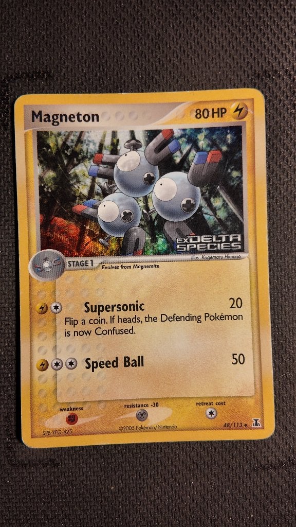 Magneton 48 Delta Species | Pokemon kaart, Hobby en Vrije tijd, Verzamelkaartspellen | Pokémon, Ophalen, Zo goed als nieuw, Losse kaart