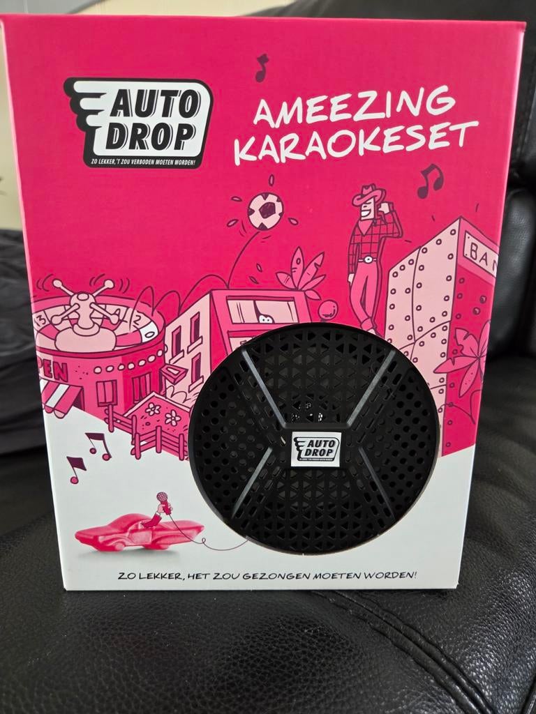 Nieuw AutoDrop Ameezing Karaokeset - Box + Microfoon, Audio, Tv en Foto, Karaoke-apparatuur, Nieuw, Complete set, Ophalen of Verzenden