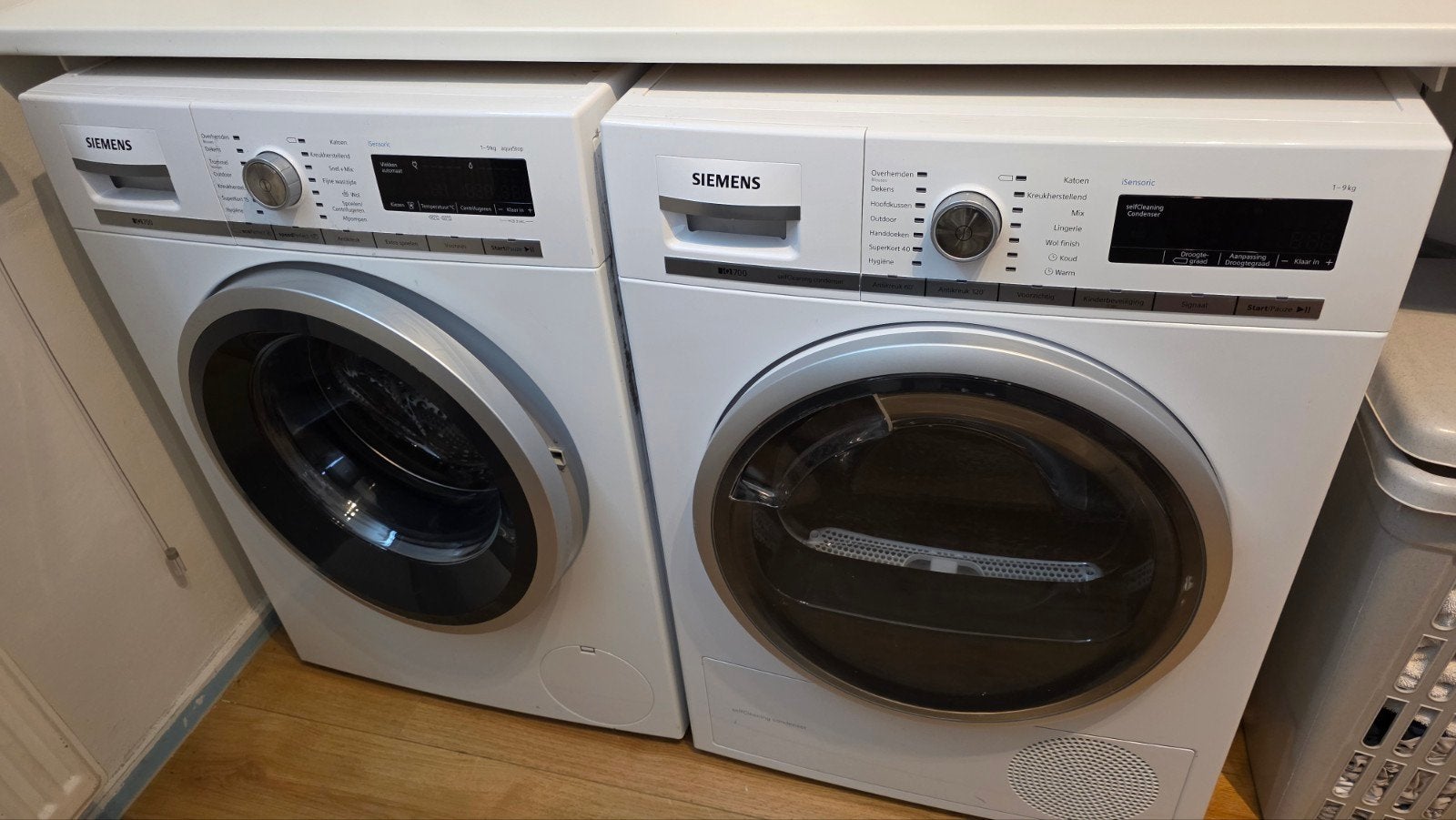 Siemens IQ 700 Wasmachine (9kg), 8 tot 10 kg, Ophalen, Gebruikt, 85 tot 90 cm