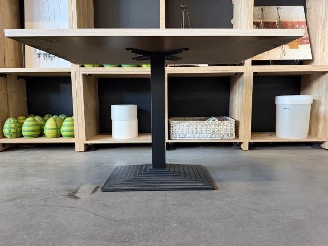 Kantinetafel / tafel/ eettafel 120x80xH77 cm, 1 stuk, Huis en Inrichting, Tafels | Eettafels, Gebruikt, 100 tot 150 cm, Metaal