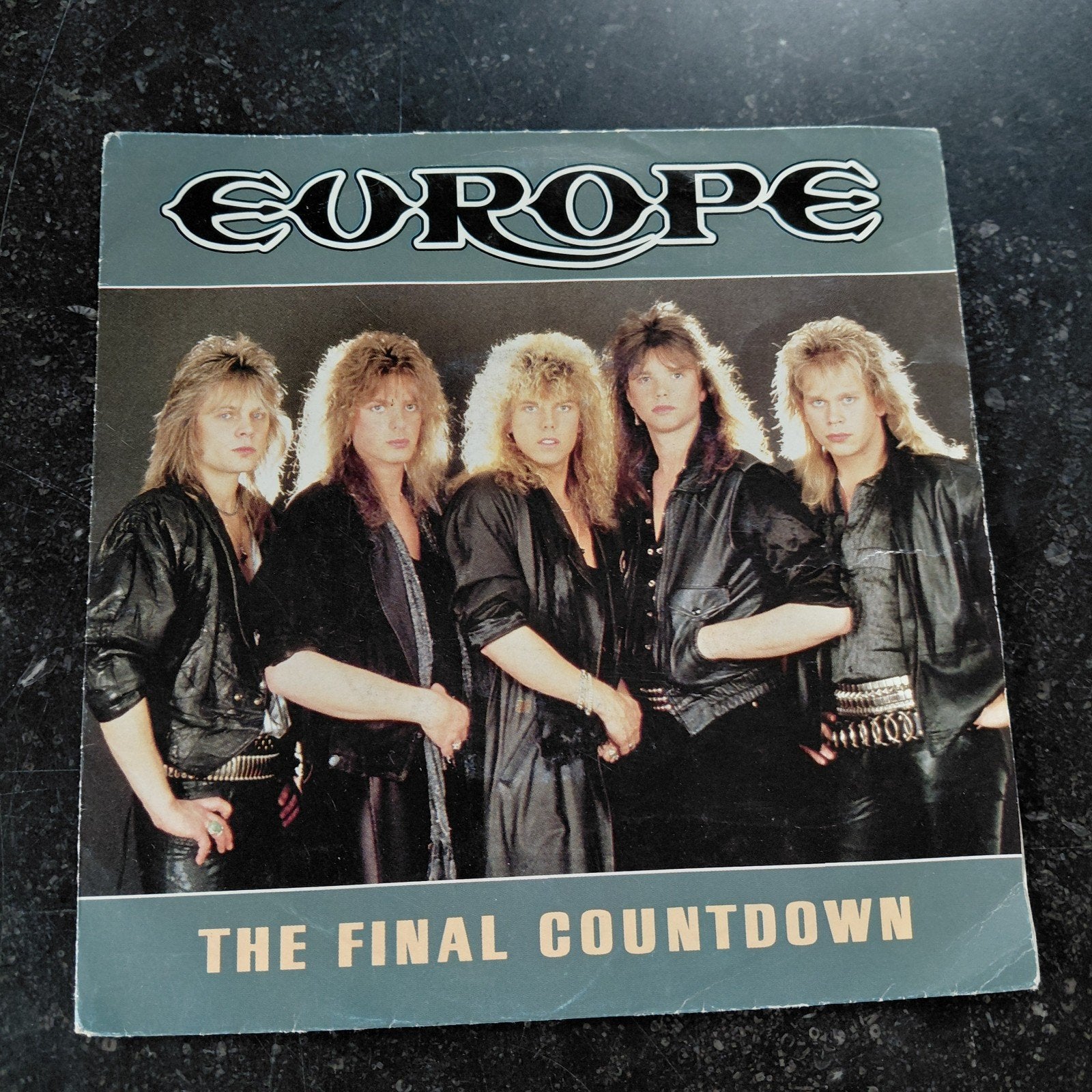 Europe - The Final Countdown 7 inch vinyl single, Gebruikt, Hard Rock, Originele persing, 7 inch