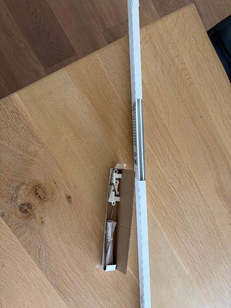 Nieuwe Ikea gordijnrails Vidga, Ophalen, 100 tot 150 cm, Wit, Nieuw