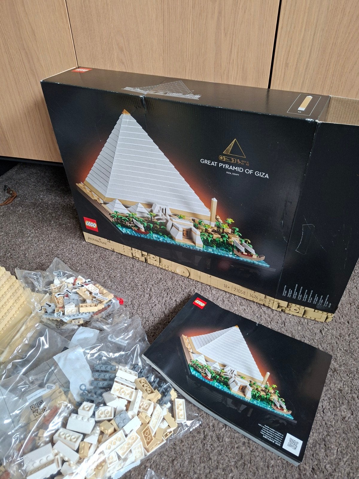 lego Grote Piramide van Gizeh 21058, Lego, Architecture, Ophalen of Verzenden, Zo goed als nieuw