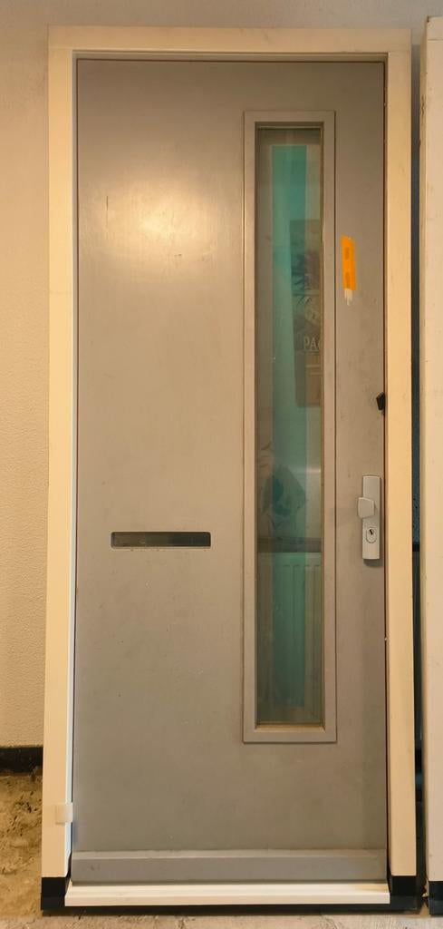 Nieuw kozijn met voordeur, meerpuntssluiting, met glas, Deurkozijn, Nieuw, Inclusief glas, 225 cm of meer