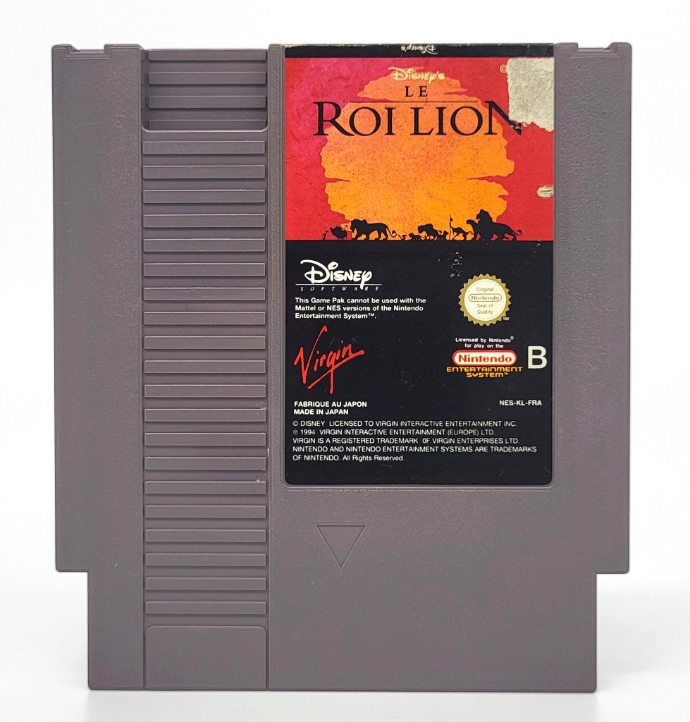 Le Roi Lion - Nintendo NES Cartridge - PAL B - The Lion King, Spelcomputers en Games, Gebruikt, 1 speler, Ophalen of Verzenden