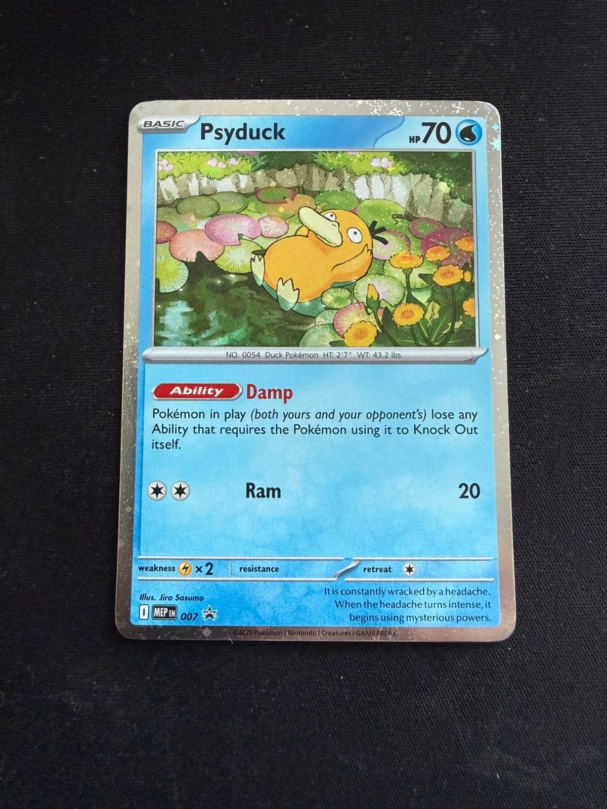 Psyduck Promo 007 (MEP), Hobby en Vrije tijd, Verzamelkaartspellen | Pokémon, Ophalen of Verzenden, Zo goed als nieuw