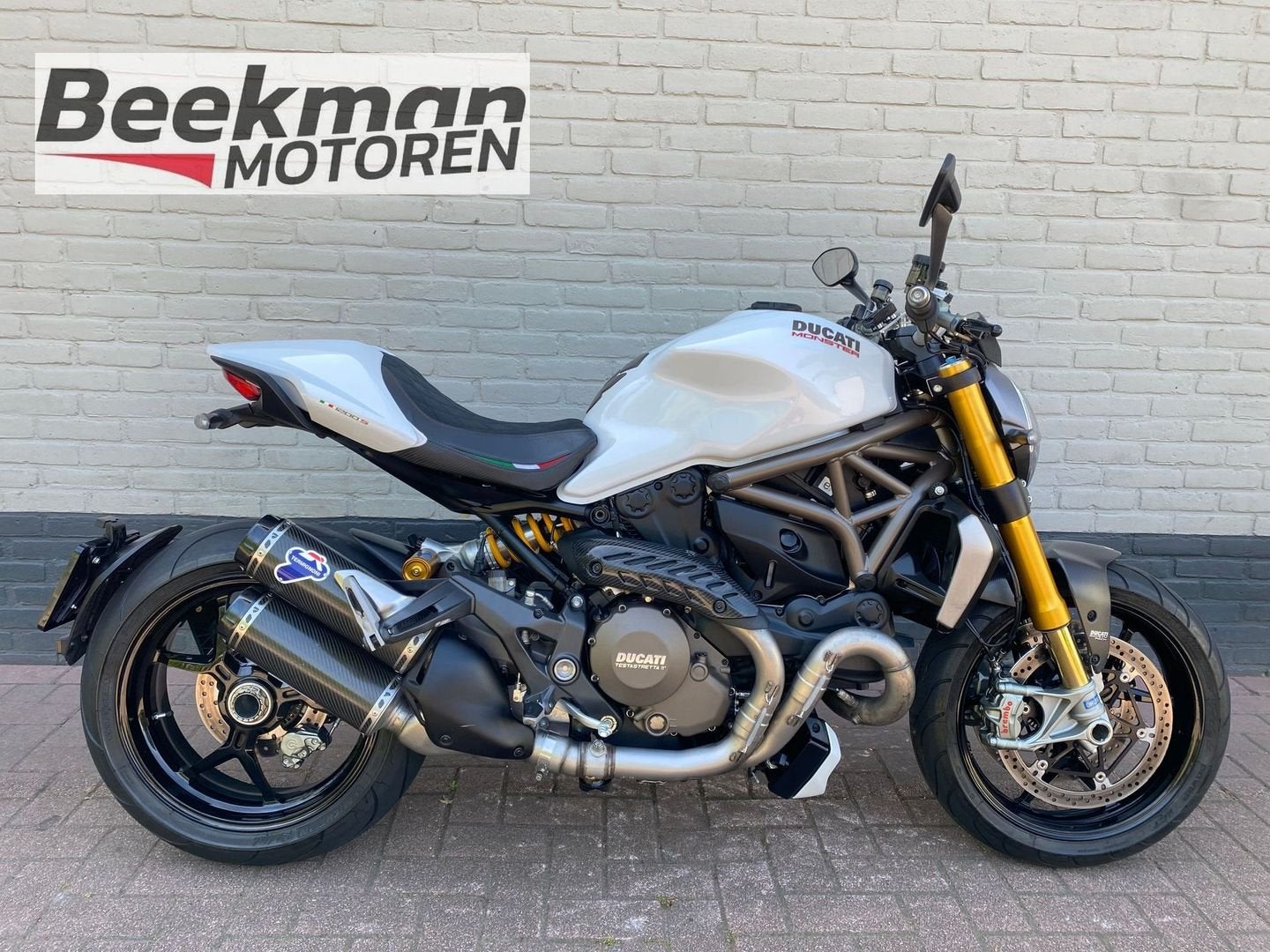 DUCATI MONSTER 1200 S (bj 2015) 17,159 km Termignoni / Ohlin, DUCATI, 2 cilinders, 1198 cc, Motorrijbewijs A