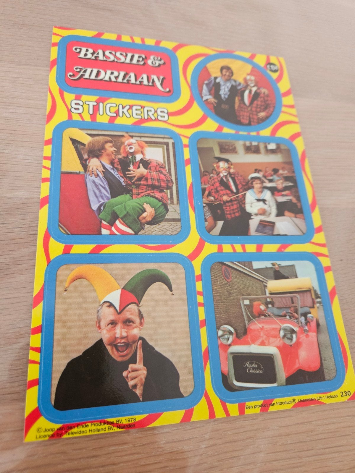 Bassie & Adriaan sticker, Ophalen of Verzenden, Foto of Kaart