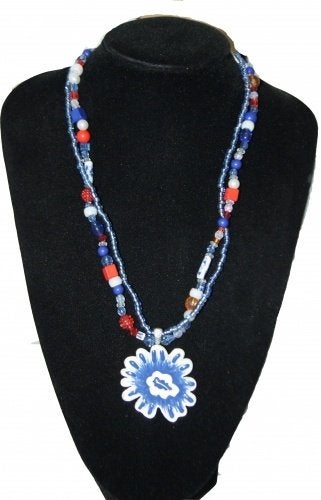 Partij Bijouxtifull halskettingen Dutch blue, Overige materialen, Blauw, Nieuw, Ophalen of Verzenden