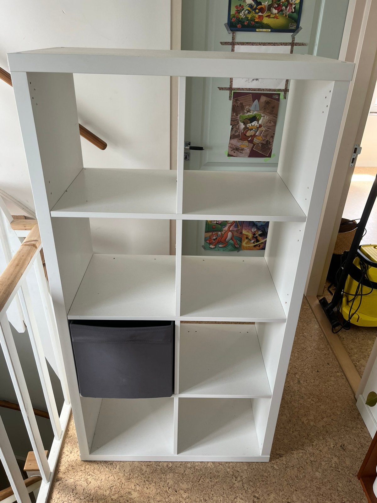 IKEA Kallax kast 8 vakken 8 dozen 4 inbouwkastjes met deur, Huis en Inrichting, Kasten | Boekenkasten, Ophalen, 100 tot 150 cm