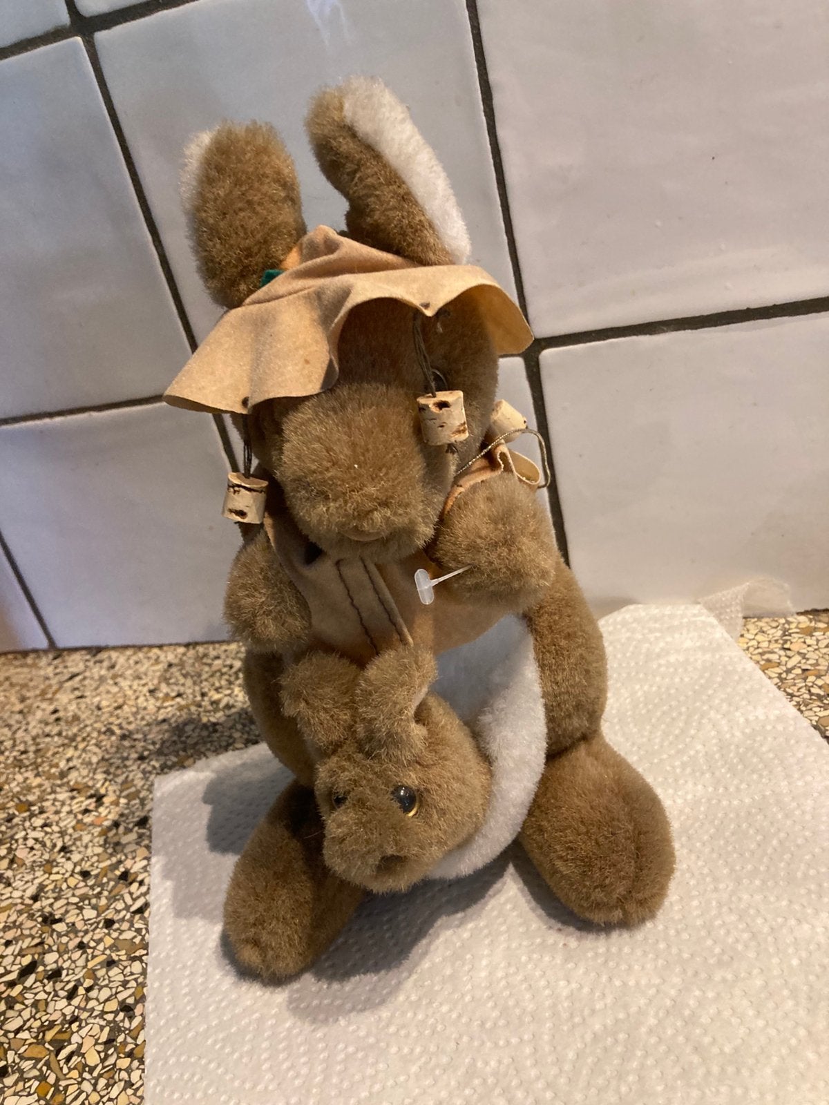 Aparte knuffel kangoeroe, Ophalen of Verzenden, Zo goed als nieuw, Overige typen