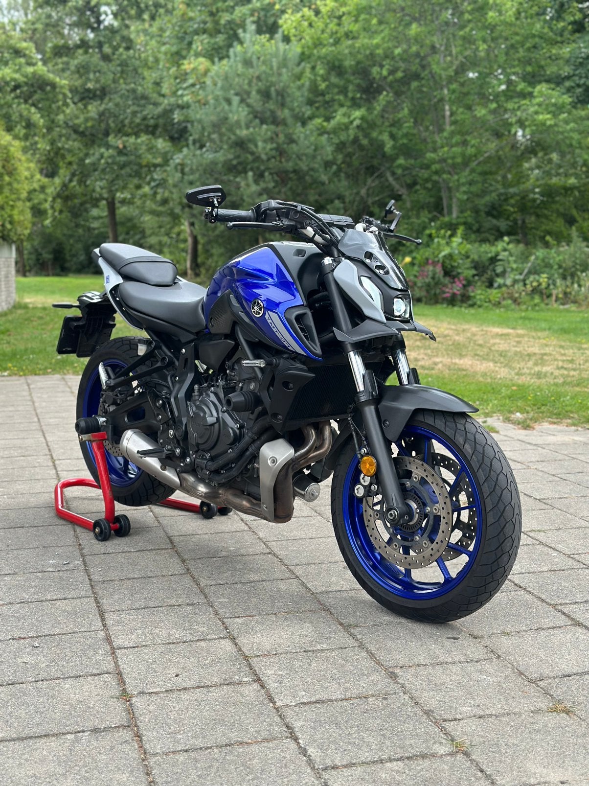 Yamaha MT07 (bj 2021) Icon Blue | A2 (35kW), Motoren, Motoren | Yamaha, Bedrijf, Naked bike, 12 t/m 35 kW, 2 cilinders, Minimaal motorrijbewijs A2