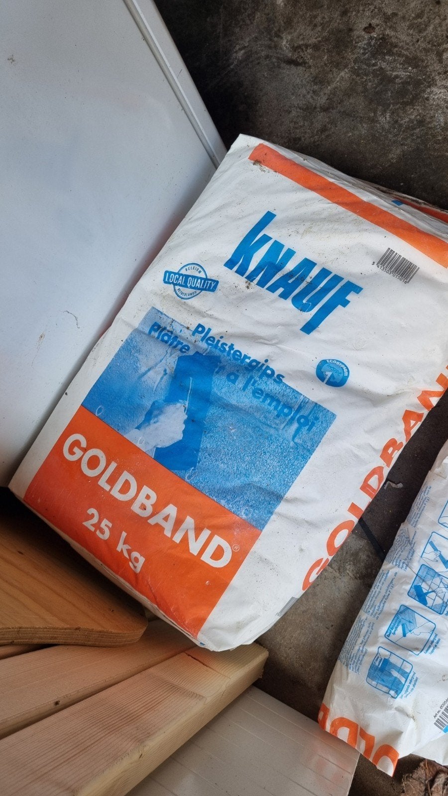 Knauf Goldband Pleistergips 25 kg, Ophalen of Verzenden, Nieuw