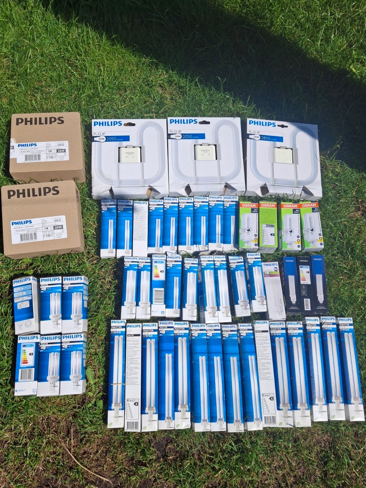 Grote partij Philips & Osram lampen (PL-C, PL-Q 4P, TL,), Ophalen of Verzenden, Nieuw