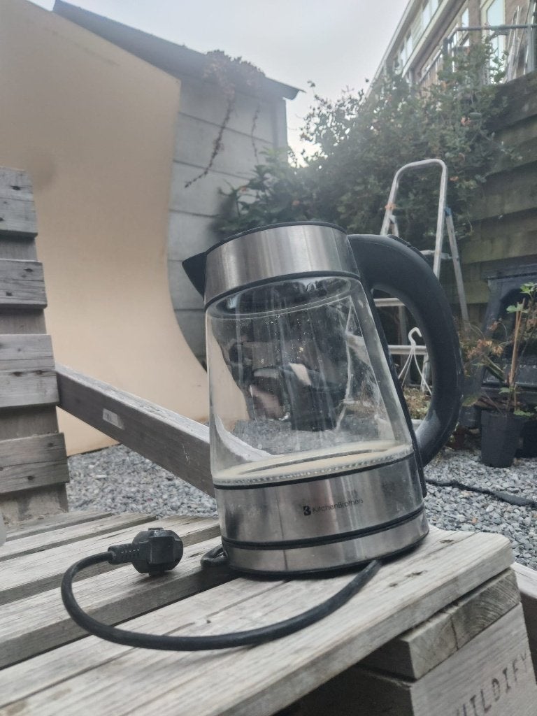 Kitchenbrothers waterkoker, Witgoed en Apparatuur, Waterkokers, 1 tot 2 liter, Ophalen, Gebruikt