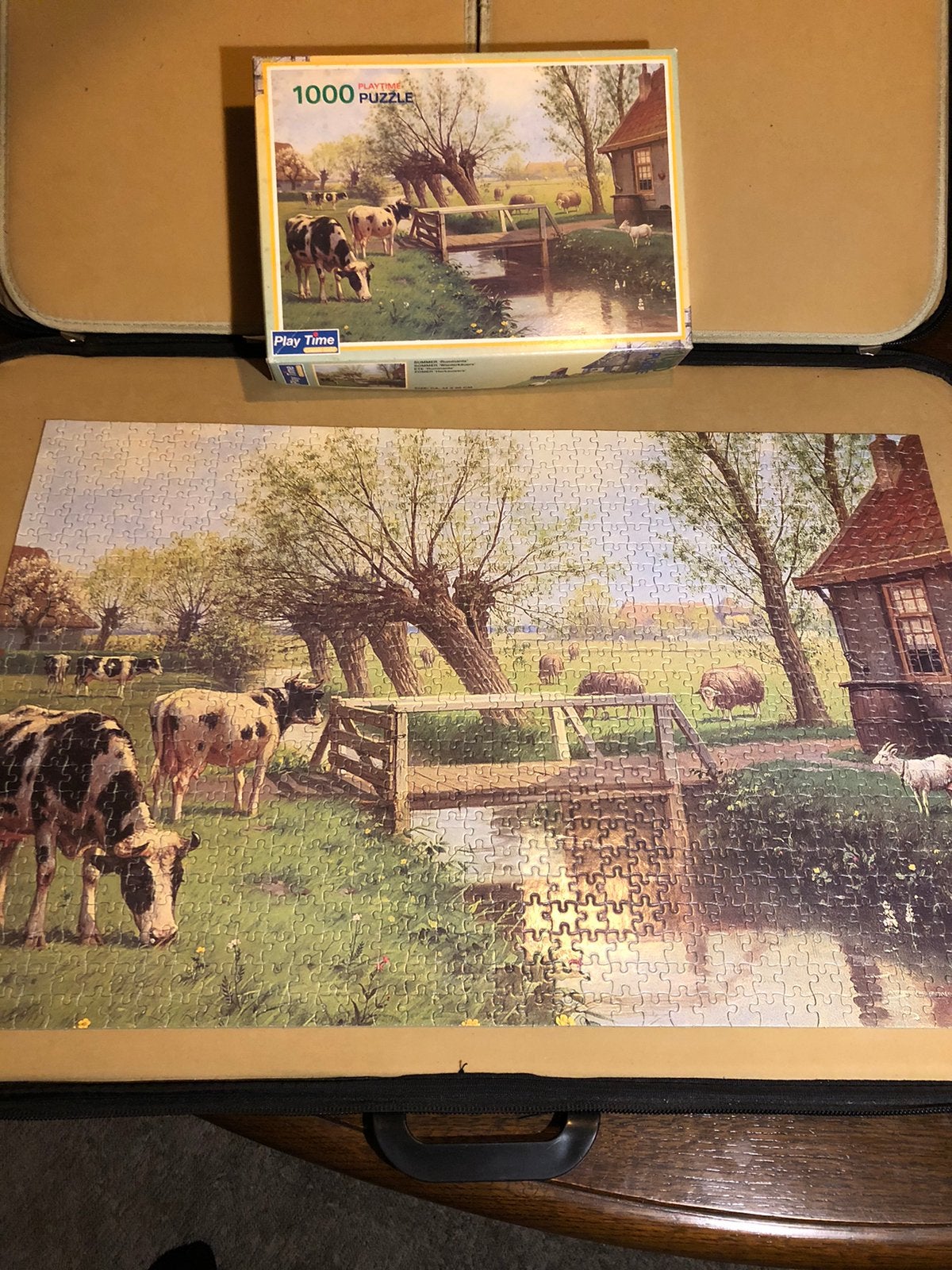 leg puzzel 1000 st, Ophalen, 500 t/m 1500 stukjes, Gebruikt