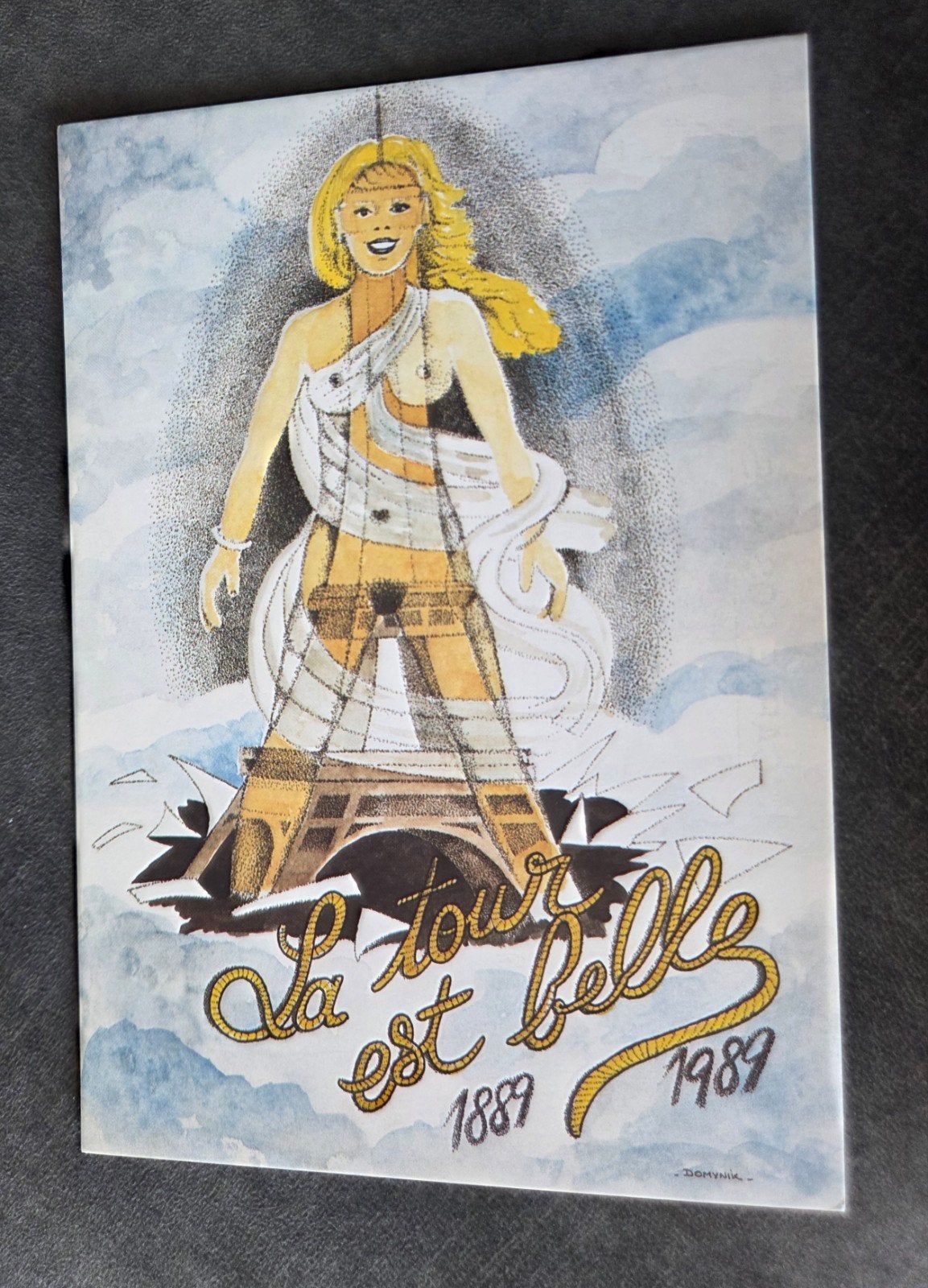 Eiffeltoren 100 jaar - 'La Tour est Belle', Verzenden, 1980 tot heden, Ongelopen, Overige thema's