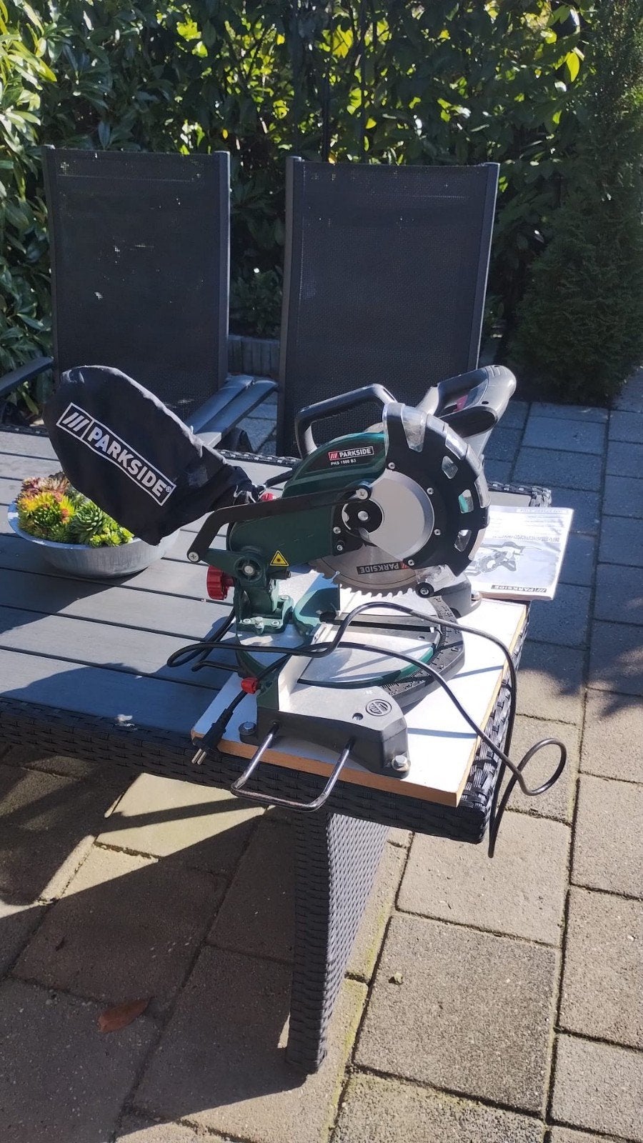 Parkside Afkortzaag - Zo goed als nieuw, Ophalen, 70 mm of meer, 600 tot 1200 watt, Afkortzaag
