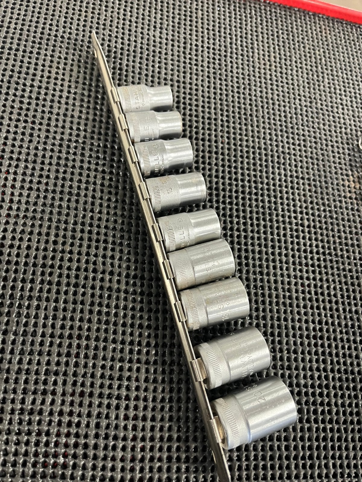 Stahlwille 1/2” Doppenset 9-delig – Origineel, Auto diversen, Autogereedschap, Ophalen of Verzenden, Gebruikt