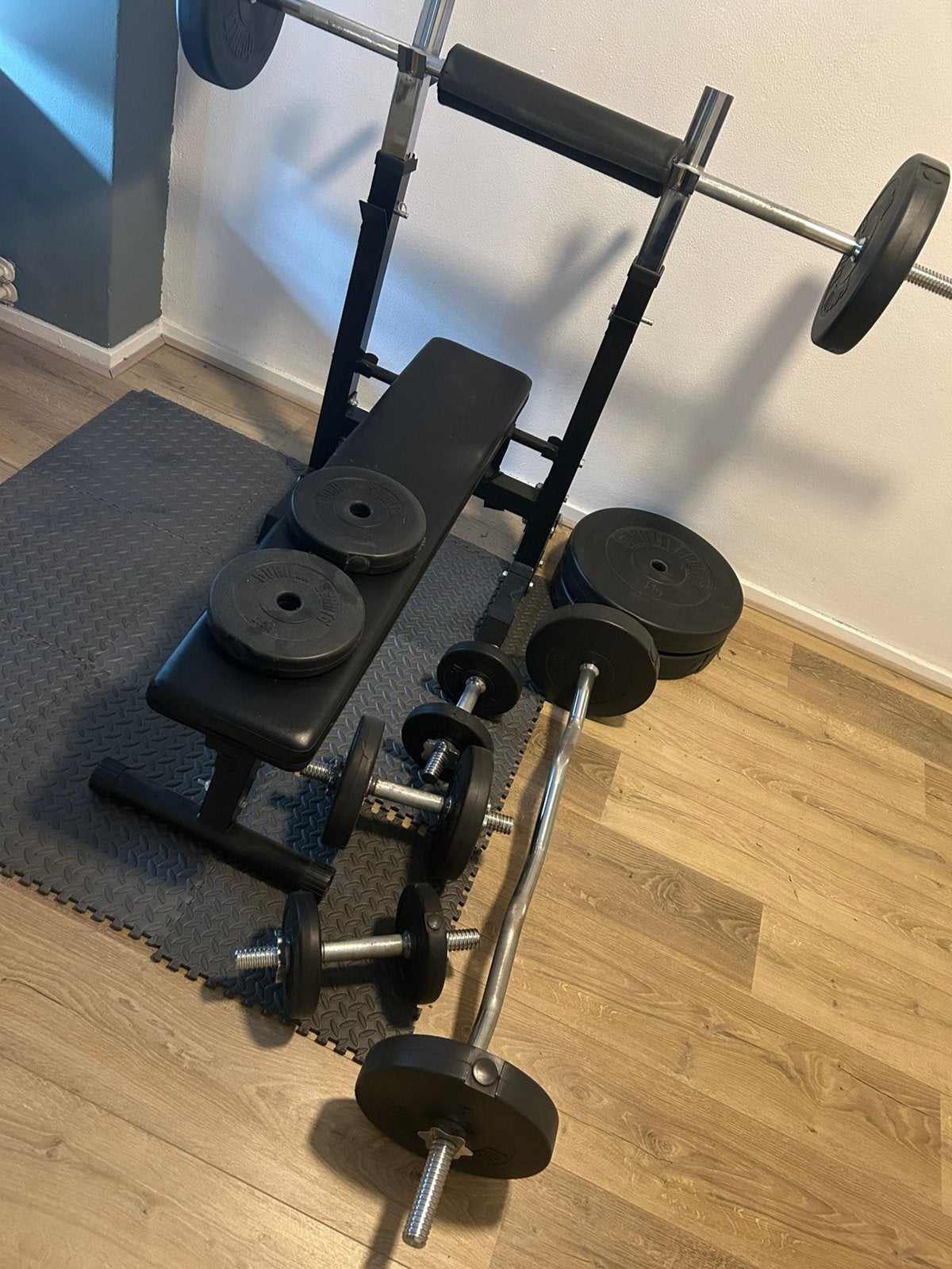 Fitness set, Sport en Fitness, Ophalen, Zo goed als nieuw