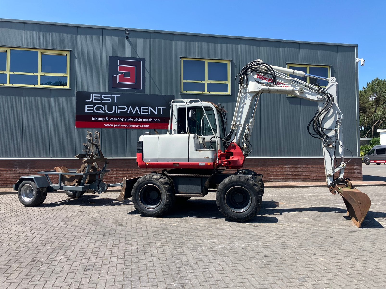 Takeuchi Tb175W, mobiele kraan 2010. Complete set, Ophalen, Graafmachine
