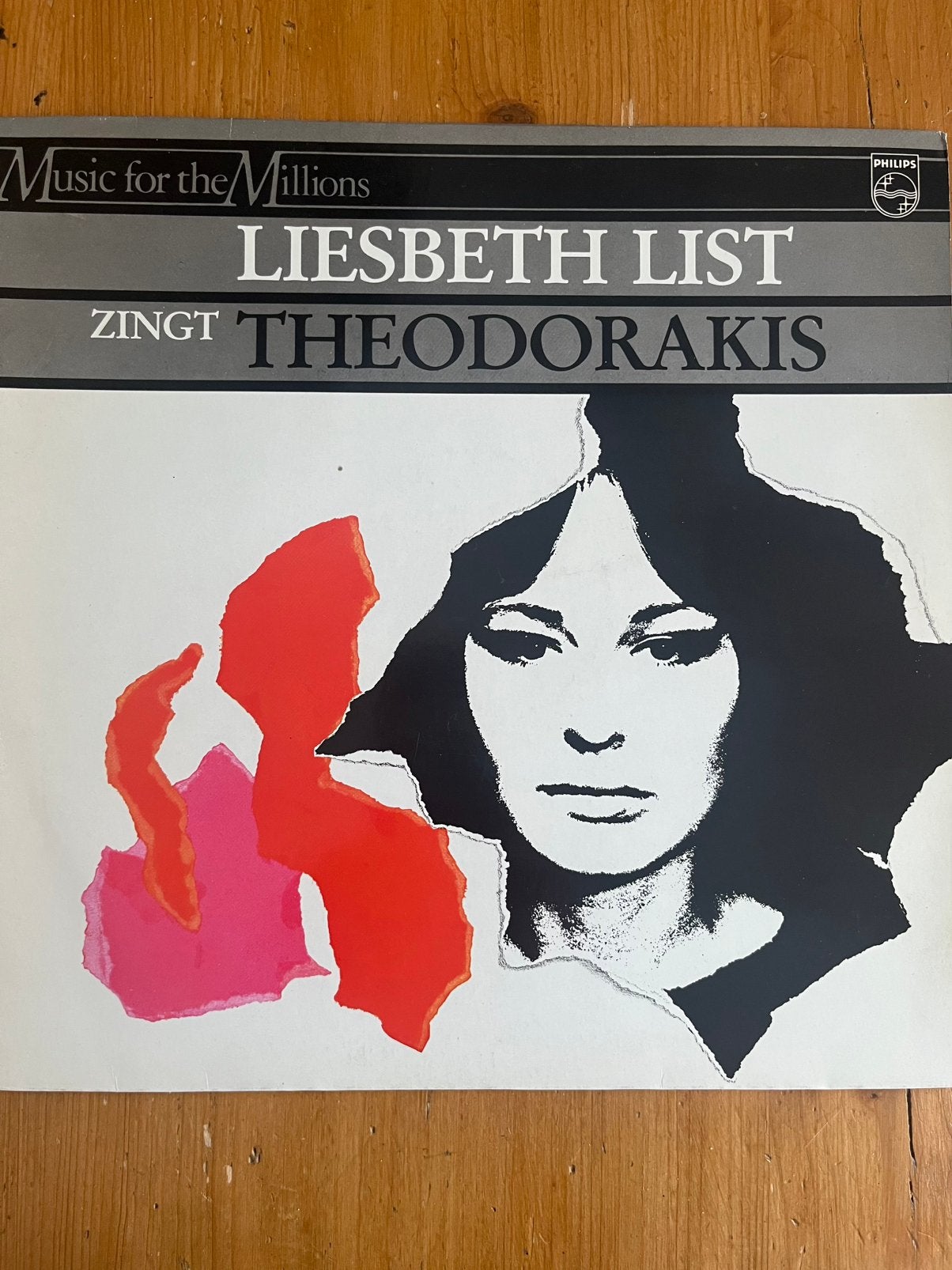 Liesbeth List zingt Theodorakis - LP (Philips 6375 509), Ophalen, 1960 - 1969, Gebruikt